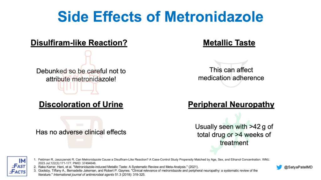 Side Effects of Metronidazole